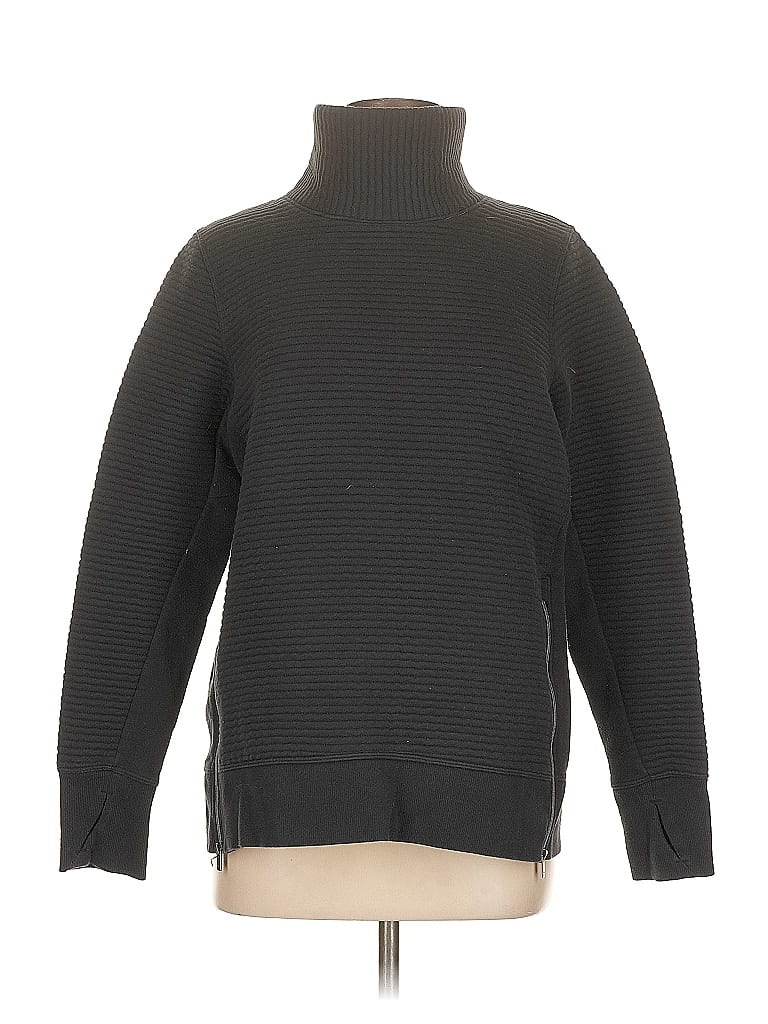 Pre-owned All In Motion Turtleneck Sweater In Gray