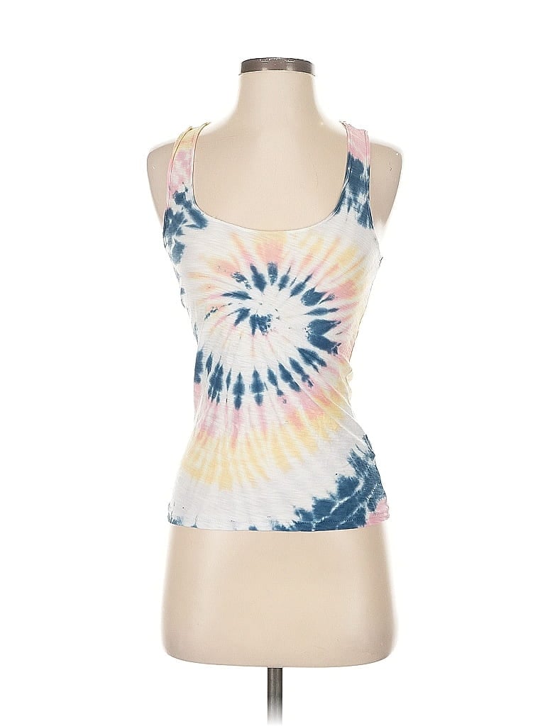 Pre-owned Nation Ltd Tank Top Blue Halter Neckline Tops