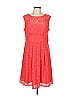 DressBarn 100% Polyester Red Cocktail Dress Size 12 - photo 1