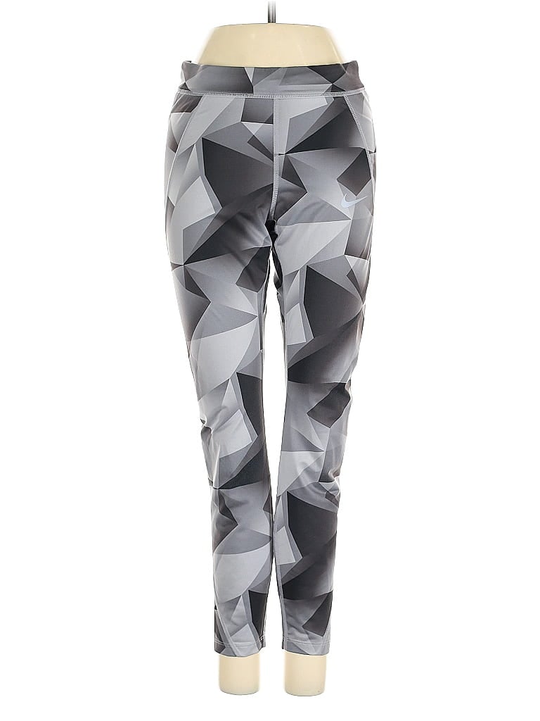 Pre-owned Nike Active Pants In Gray