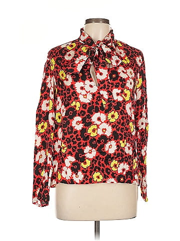 The Kooples Floral Tie Neck Top (view 1)