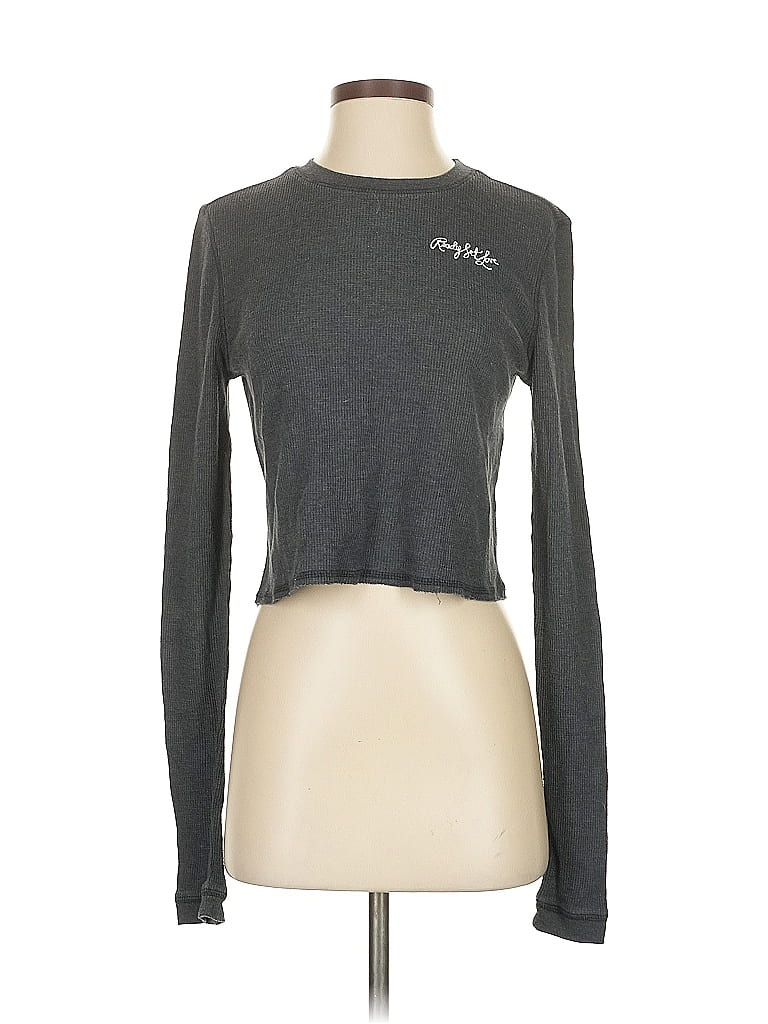 Pre-owned We The Free Long Sleeve T-shirt In Gray