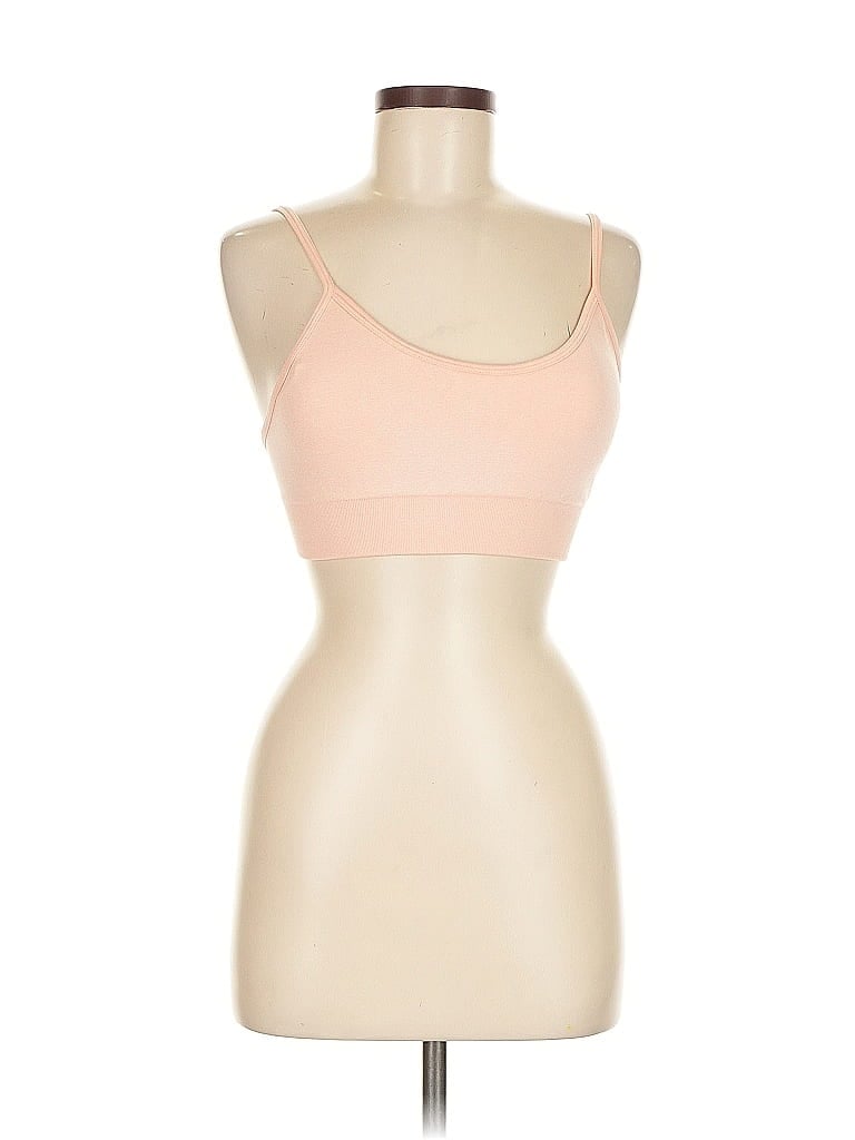 Pre-owned Unbranded Tank Top Pink Strapless Neckline Tops