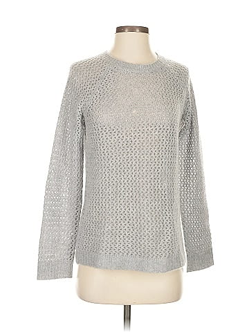 Aqua Cashmere Pullover Sweater (view 1)
