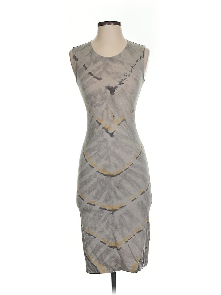 Pre-owned Raquel Allegra Cocktail Dress In Gray