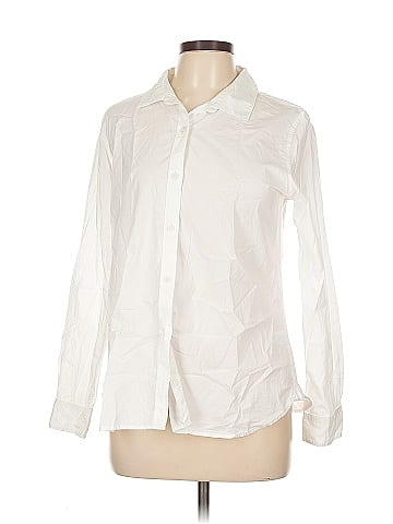 Garnet Hill Long Sleeve Button-Down Shirt (view 1)