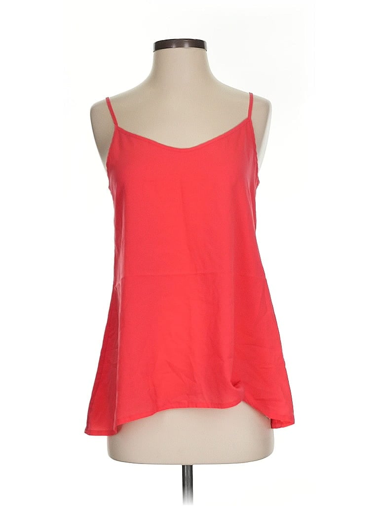 Click to view more detailed imagery on our partner's website Pre-owned French Connection Sleeveless Top Red Scoop Neck Tops