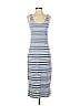 Lyssé Stripes Blue Casual Dress Size S - photo 1