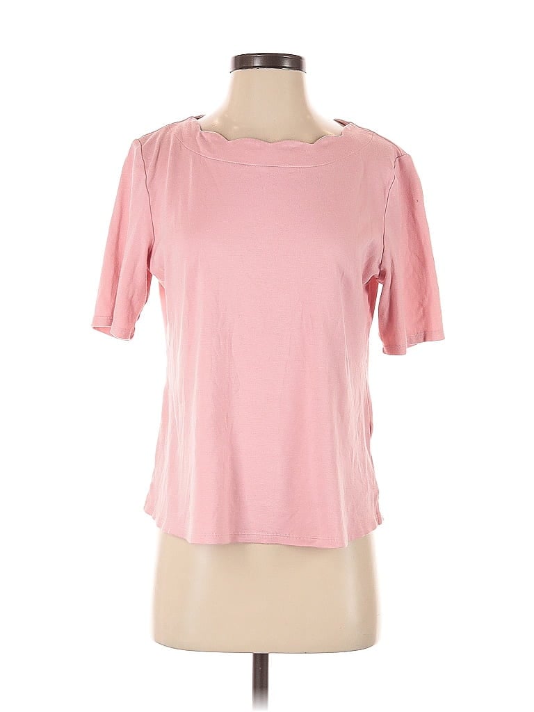 Pre-owned Croft & Barrow Short Sleeve T-shirt In Pink
