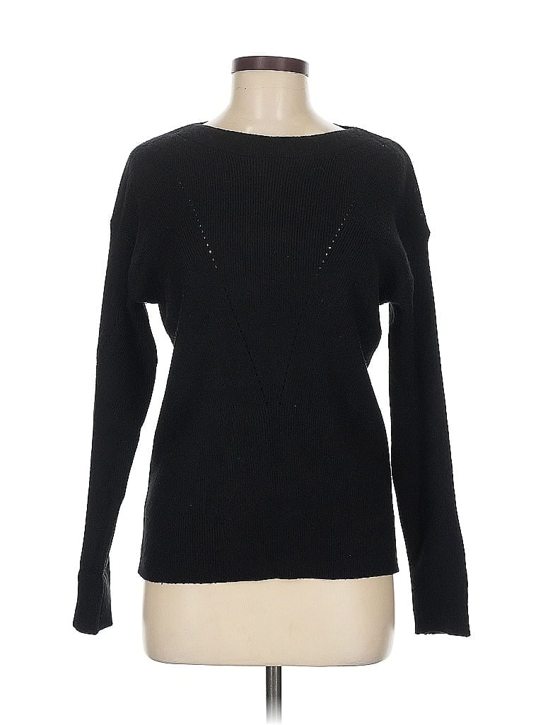 Pre-owned T Tahari Pullover Sweater In Black