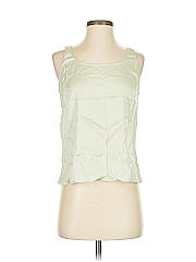 St. John Sleeveless Silk Top