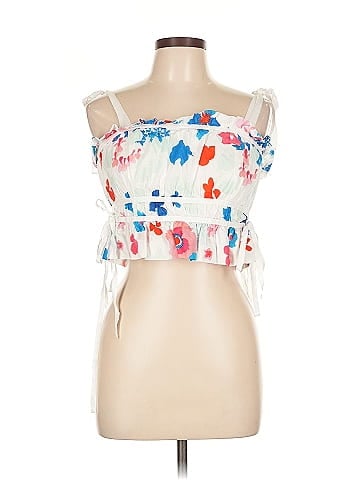 Peter Som Poppy Floral Smocked Top (view 1)