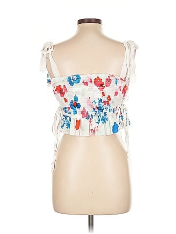 Peter Som Poppy Floral Smocked Top (view 2)