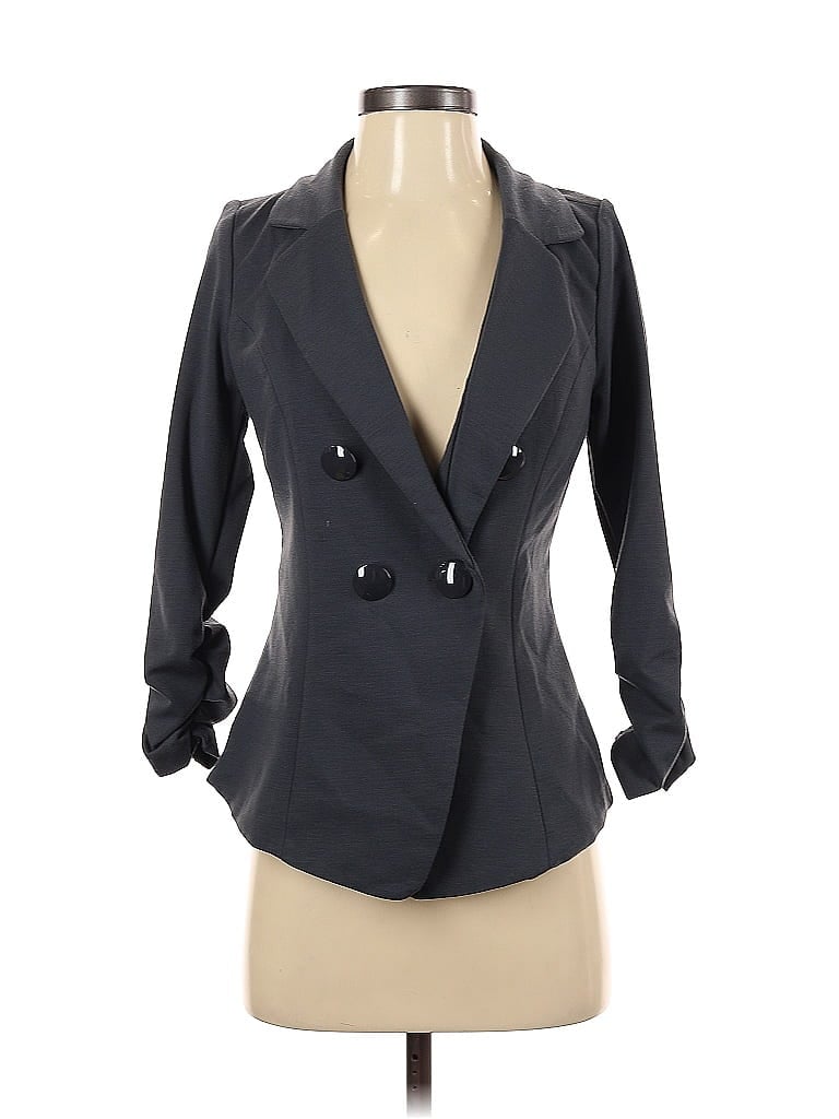 Click to view more detailed imagery on our partner's website Pre-owned Forever 21 Blazer Jacket In Gray