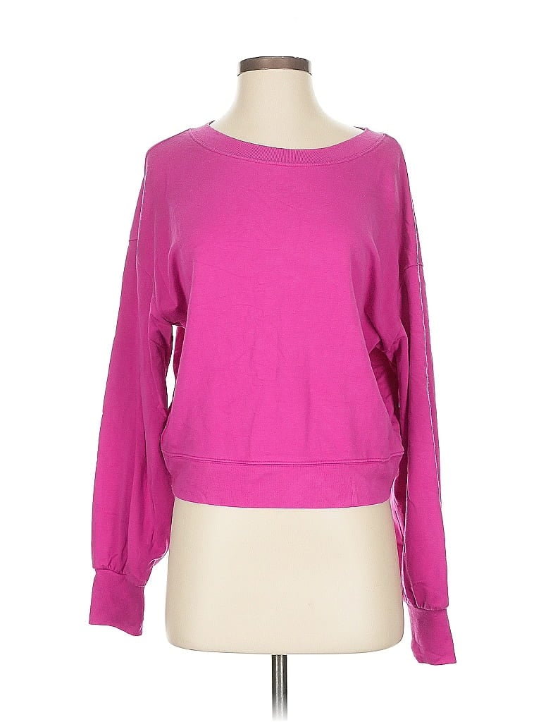 Pre-owned Athleta Pullover Sweater In Pink
