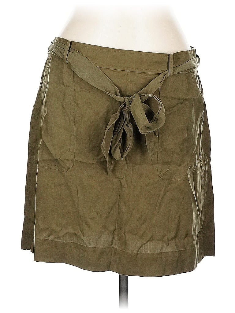 Pre-owned Ann Taylor Loft Casual Skirt In Green