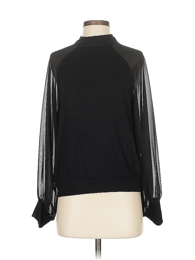 Click to view more detailed imagery on our partner's website Pre-owned French Connection Long Sleeve Blouse In Black