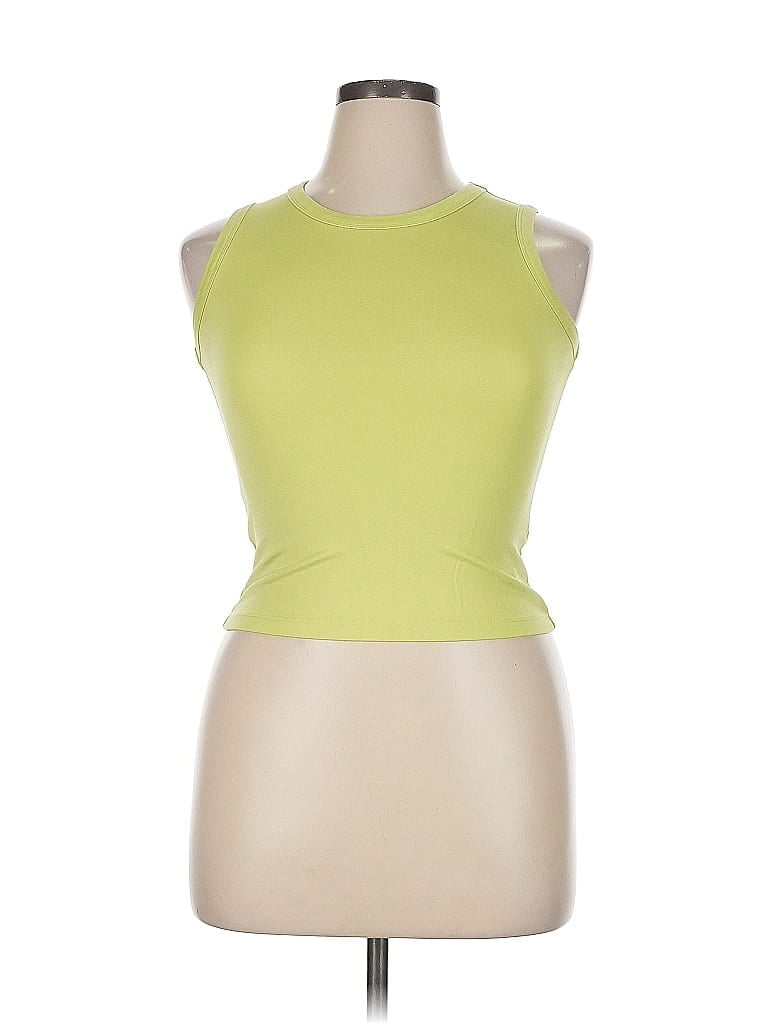 Pre-owned Christian Siriano Sleeveless T-shirt In Green