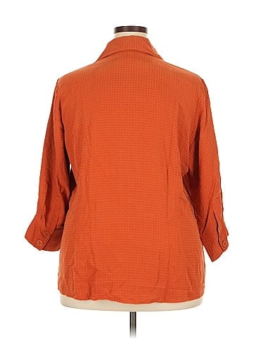 Notations 3/4 Sleeve Button-Down Shirt (view 2)