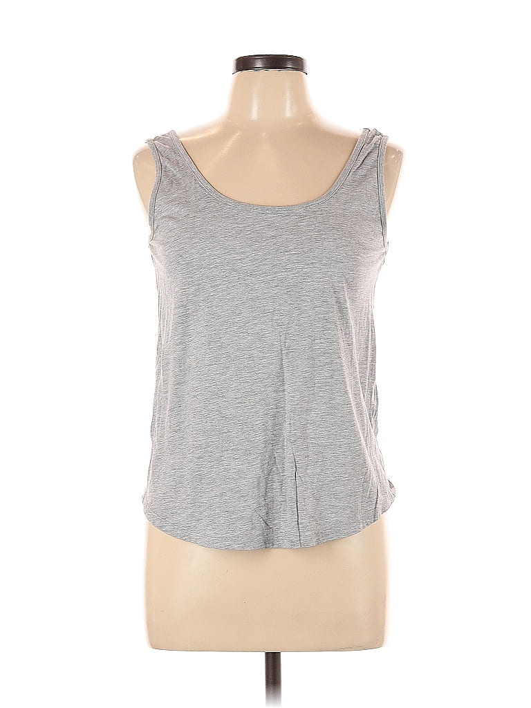 Pre-owned Asos Design Tank Top Gray Strapless Neckline Tops