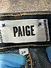 Paige Chevron-herringbone Blue Jeans Size 28 waist - photo 4