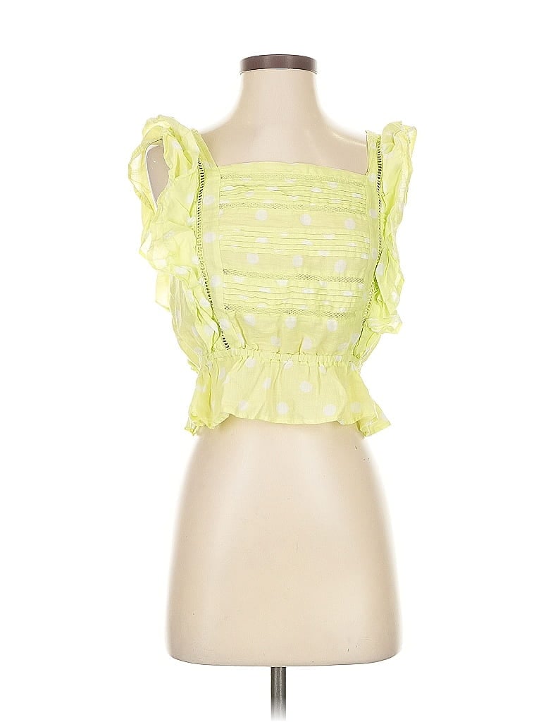 Click to view more detailed imagery on our partner's website Pre-owned Scotch & Soda Sleeveless Blouse In Green