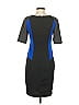 Dana Buchman Color Block Gray Black Casual Dress Size 2 - photo 2