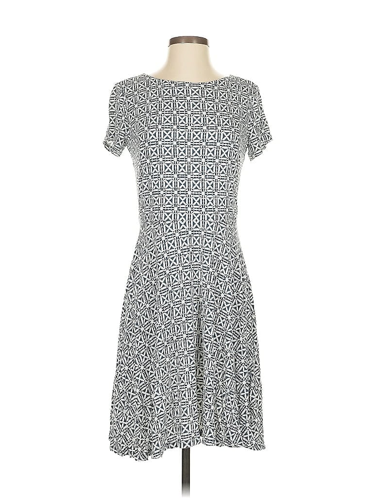Pre-owned Ann Taylor Loft Casual Dress In Gray