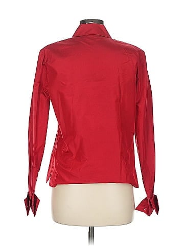 Carlisle Long Sleeve Silk Top (view 2)