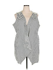 Cj Banks Sleeveless Button Down Shirt