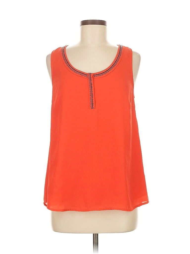 Pre-owned 41hawthorn Sleeveless Blouse In Orange