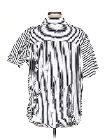Clu Striped Ruffle Detail Shirt (view 2)