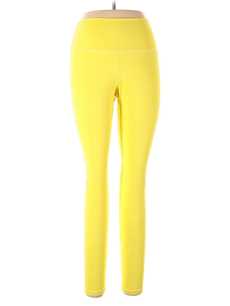 Pre-owned Lezat Active Pants In Yellow