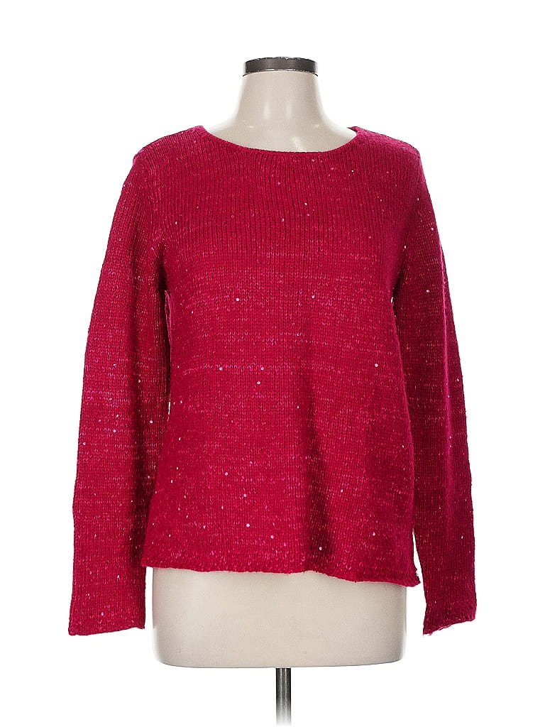 Pre-owned Narciso Rodriguez For Design Nation Pullover Sweater In Red