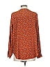 Max Studio 100% Polyester Orange Long Sleeve Blouse Size S - photo 2