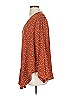 Max Studio 100% Polyester Orange Long Sleeve Blouse Size S - photo 5