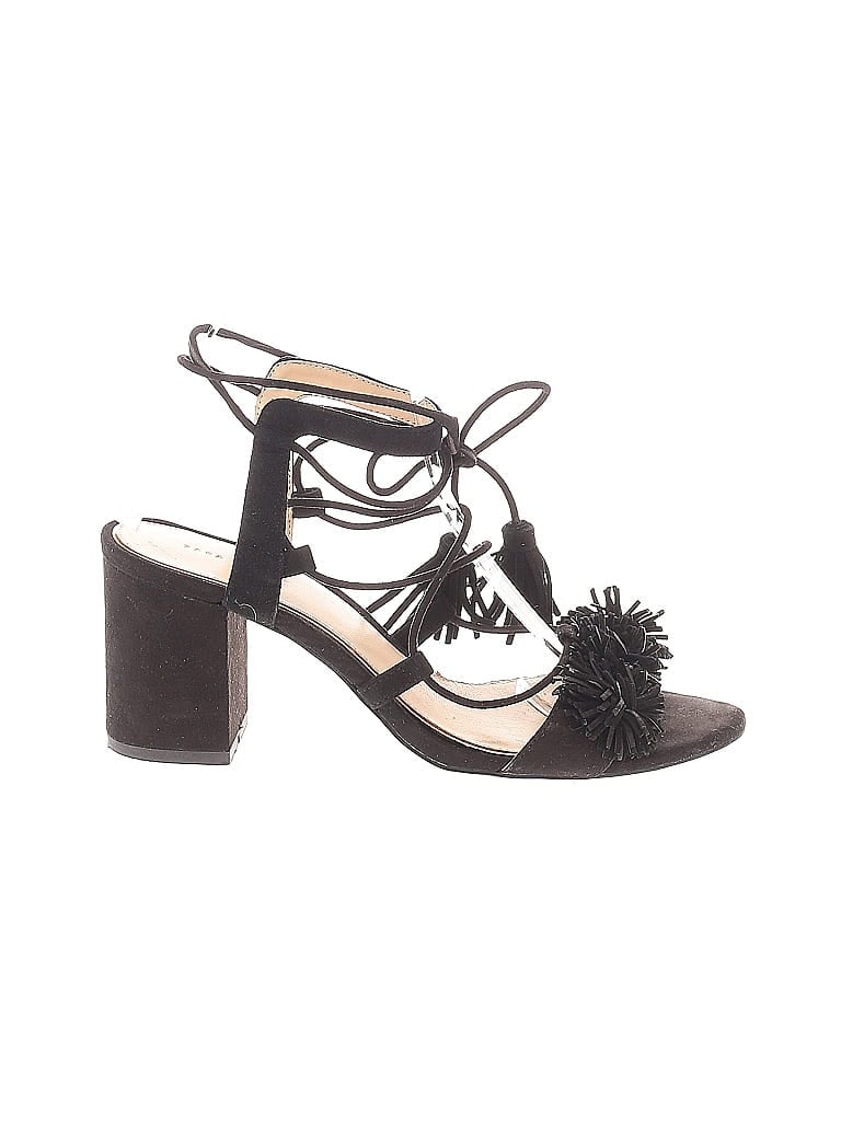 Pre-owned Zara Heels In Black