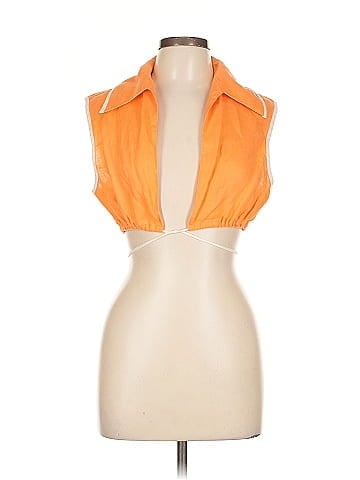 Matthew Bruch Tie Waist Crop Top (view 1)