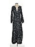 Lido 100% Polyester Paisley Black Casual Dress Size Med - Lg - photo 1