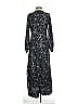 Lido 100% Polyester Paisley Black Casual Dress Size Med - Lg - photo 2