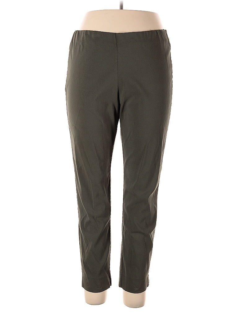 Pre-owned Who What Wear Active Pants In Green