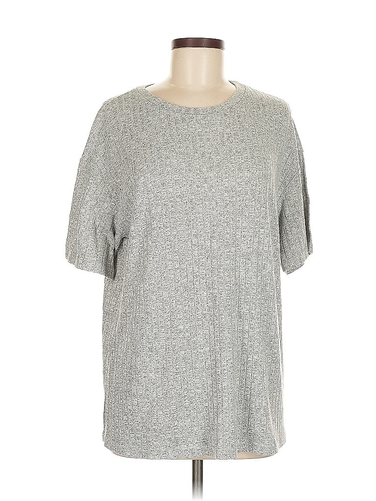 Pre-owned Unbranded Short Sleeve T-shirt In Gray