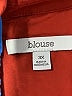 BLOUSE 100% Rayon Orange 3/4 Sleeve Button-Down Shirt Size 3X - photo 7