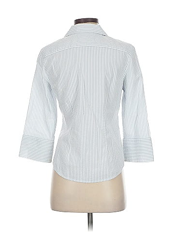 Faconnable 3/4 Sleeve Button-Down Shirt (view 2)