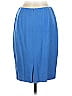 Carlisle Color Block Blue Wool Skirt Size 6 - photo 2