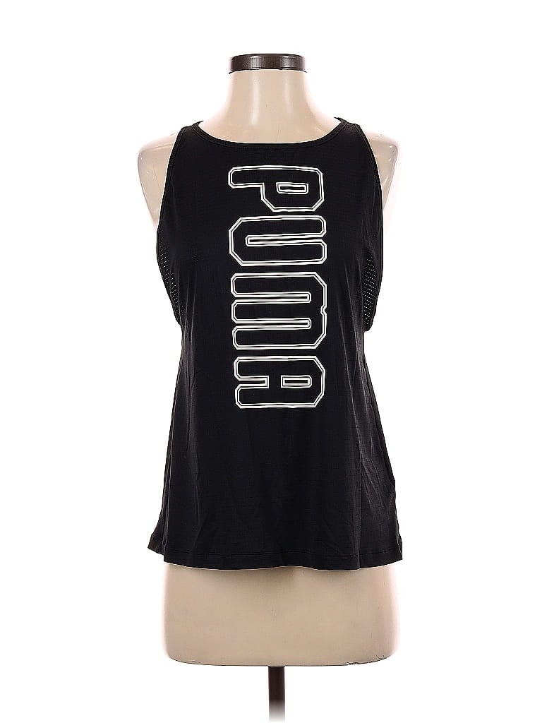 Pre-owned Puma Sleeveless T-shirt In Black