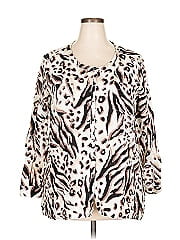 Jm Collection 3/4 Sleeve Blouse