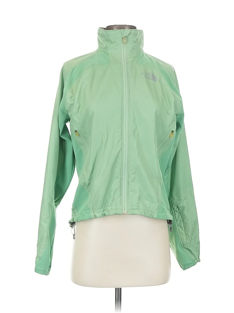 Pre-owned The North Face Track Jacket In Green