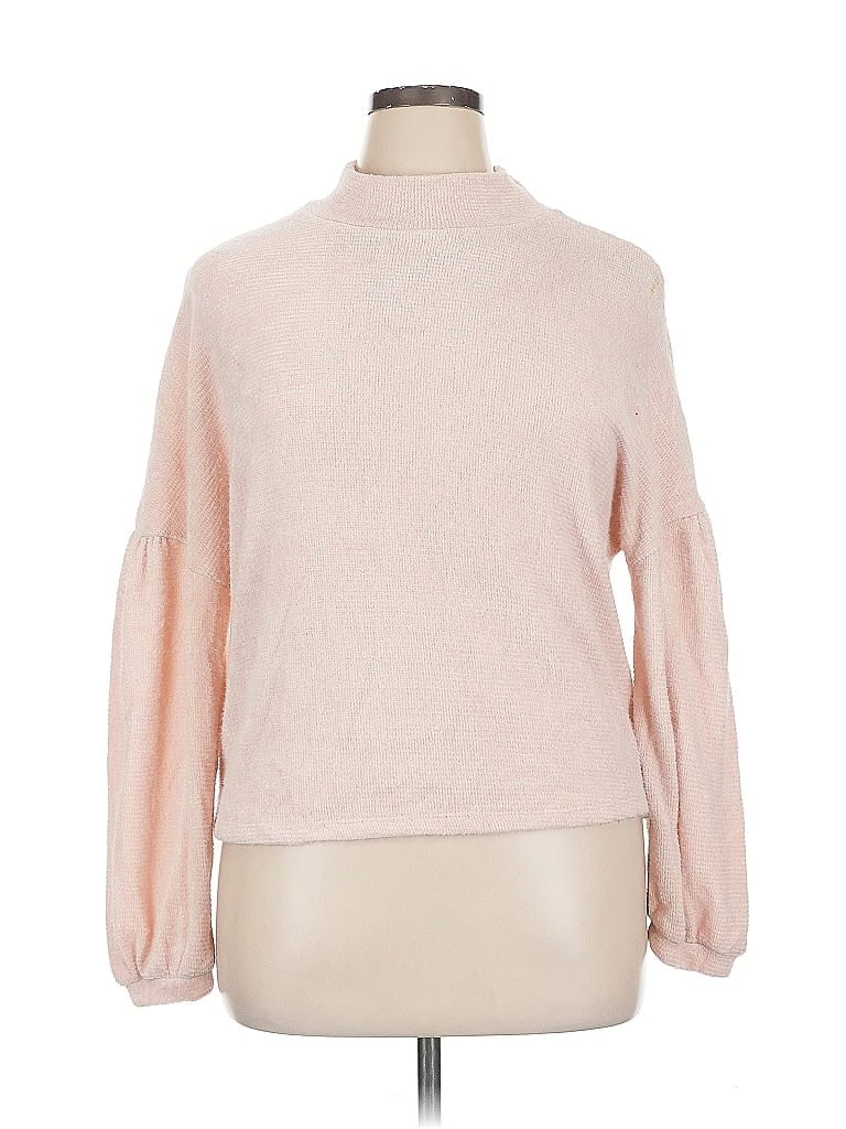 Click to view more detailed imagery on our partner's website Pre-owned Sanctuary Turtleneck Sweater In Pink