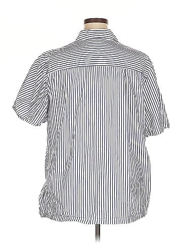 Clu Striped Ruffle Detail Shirt (view 2)